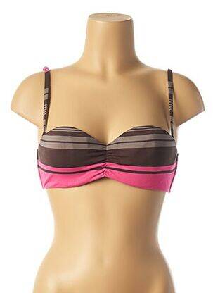 Sutien de costum de baie top bentiță top bentiță maro ANDRES SARDA femeie
