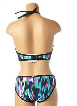 Costum de baie din două piese elasticitate top sutien modelat albastru CLEO BY PANACHE femeie
