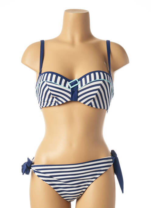 Costum de baie din două piese albastru CLEO BY PANACHE femeie
