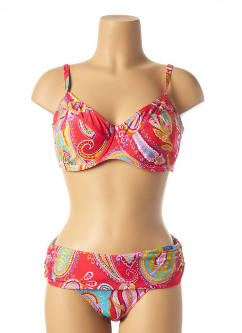 Costum de baie din două piese roșu CYELL femeie
