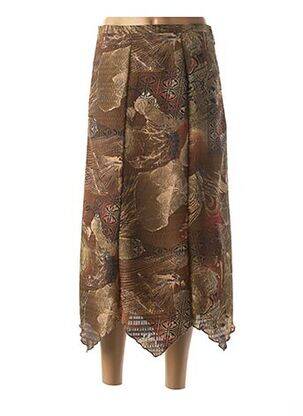 Fustă lungă verde CLAUDE DE SAIVRE femeie