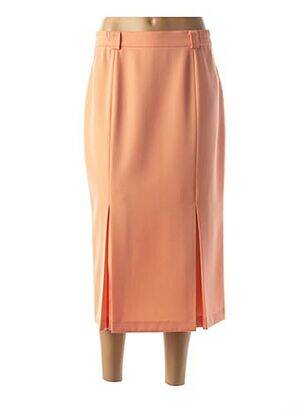 Fustă midi portocaliu FEDORA femeie
