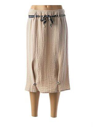 Fustă midi bej TELMAIL femeie