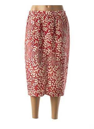 Fustă midi roșu MARYVET femeie