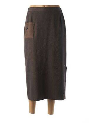Fustă lungă maro MARYVET femeie