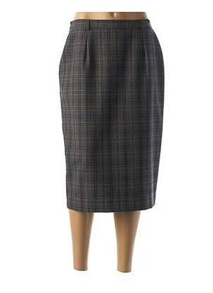 Fustă midi gri FEDORA femeie