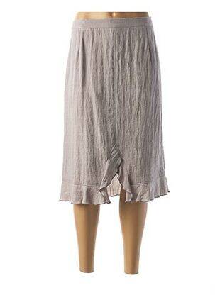 Fustă midi gri TELMAIL femeie