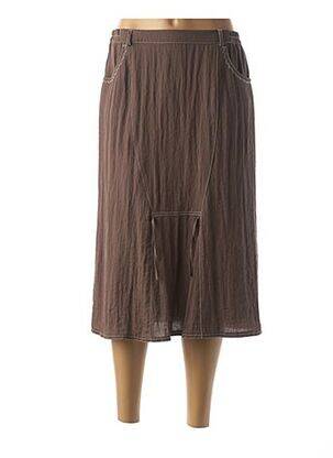 Fustă midi maro TELMAIL femeie