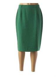 Fustă midi croială dreaptă verde FEDORA femme