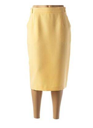 Fustă midi galben FEDORA femeie