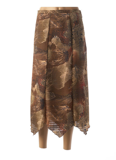 Fustă lungă verde CLAUDE DE SAIVRE femeie