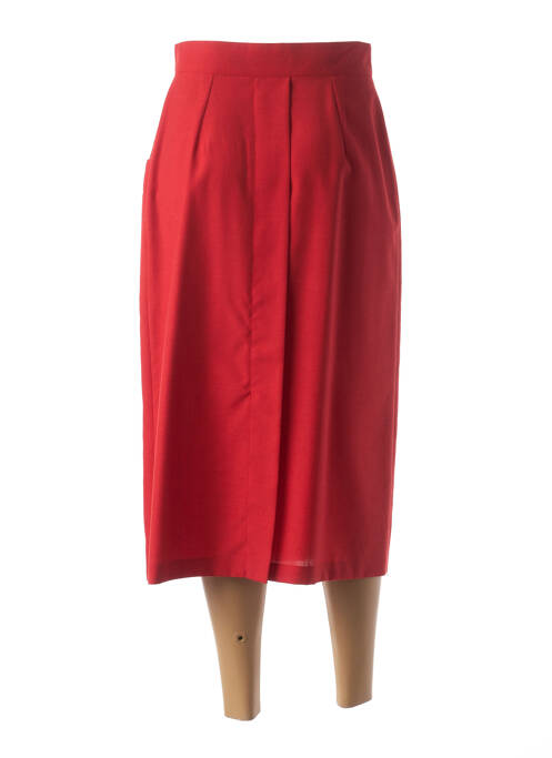 Fustă midi roșu FEDORA femeie