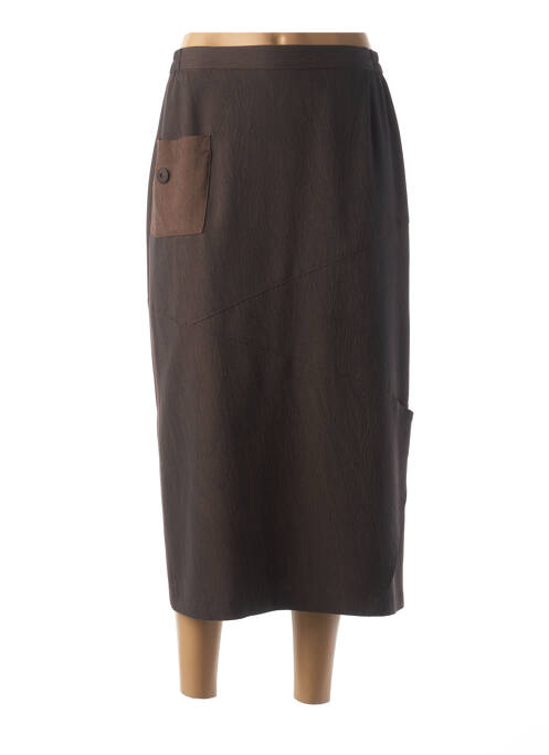 Fustă lungă maro MARYVET femeie