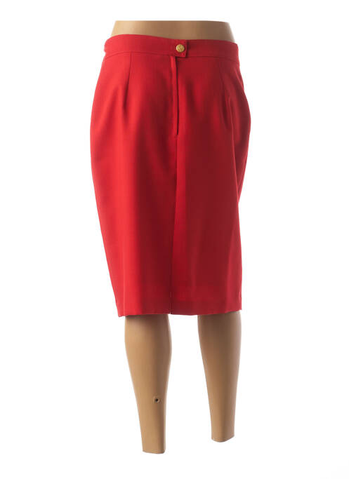 Fustă midi roșu FEDORA femeie