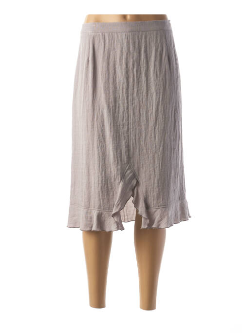 Fustă midi gri TELMAIL femeie