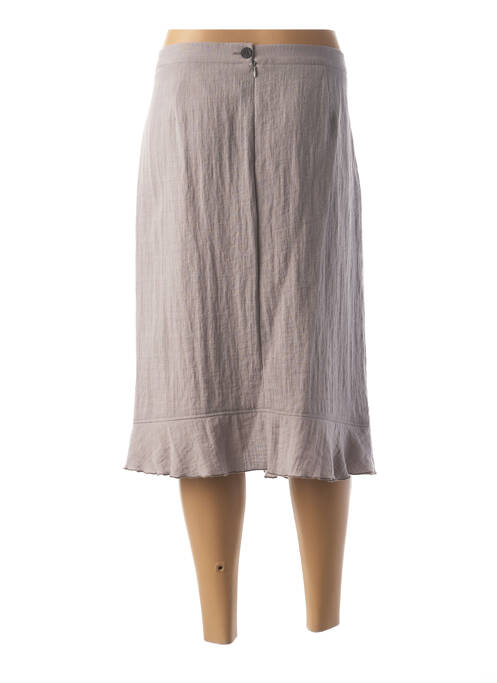 Fustă midi gri TELMAIL femeie