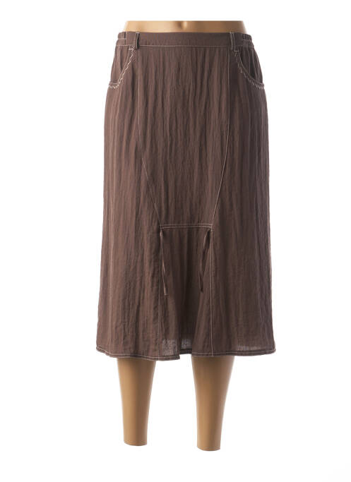Fustă midi maro TELMAIL femeie