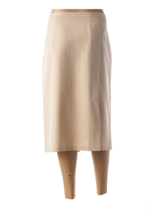 Fustă midi bej GRIFFON femeie