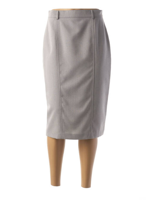 Fustă midi gri FEDORA femeie