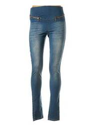 Jegging spălat talie înaltă albastru VERO MODA femme
