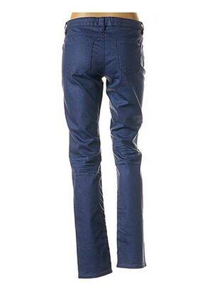 Pantalon slim talie joasă talie joasă albastru CKS femeie
