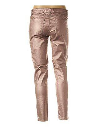 Pantalon slim talie joasă talie joasă roz CKS femeie