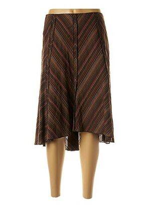 Fustă midi maro LUCCHINI femeie