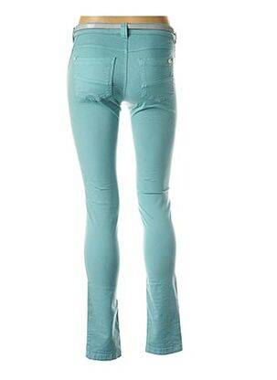 Pantalon slim talie joasă talie joasă albastru CKS femeie