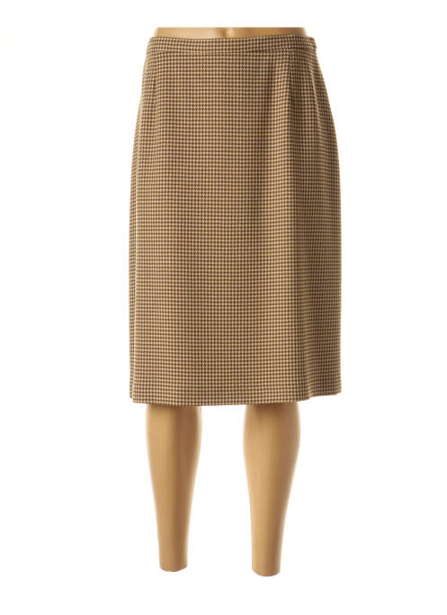 Fustă midi bej FEDORA femeie