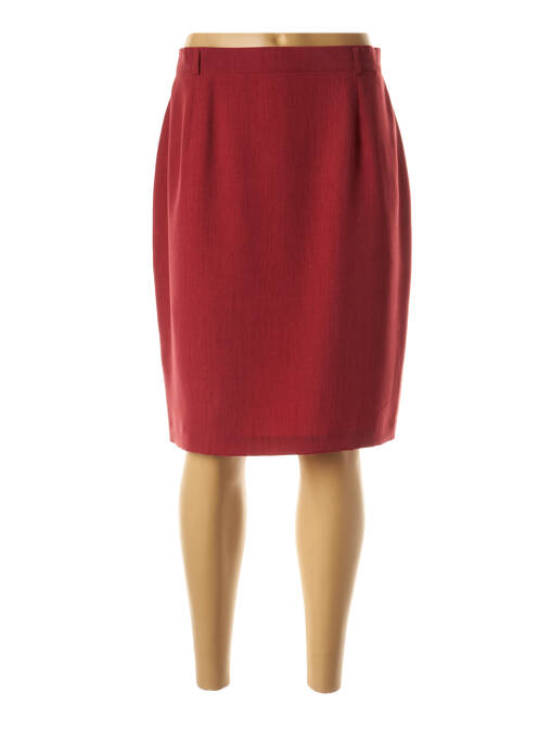 Fustă midi roșu FEDORA femeie