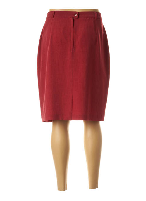 Fustă midi roșu FEDORA femeie