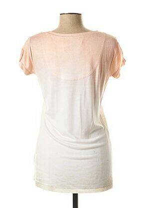 Tricou imprimeu fantezie mâneci scurte roz MISS SIDECAR femeie
