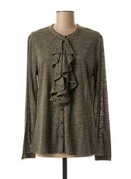 Tricou mâneci lungi mâneci lungi gri CKS femme
