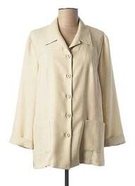 Jachete casual guler tip costum bej MARYVET femme