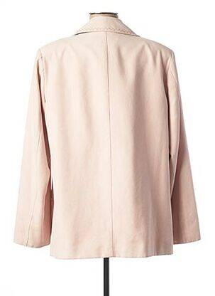 Jachete casual guler tip costum roz ARIELLE femeie