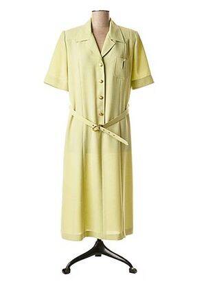 Rochie midi mâneci scurte mâneci scurte verde COUTUREINE femeie