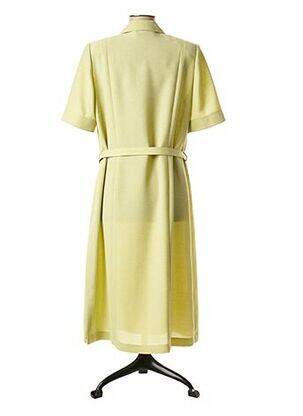 Rochie midi mâneci scurte mâneci scurte verde COUTUREINE femeie