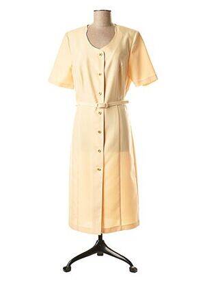 Rochie midi galben ALMINA femeie