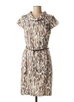 Rochie midi imprimeu fantezie mâneci scurte verde GERRY WEBER femeie