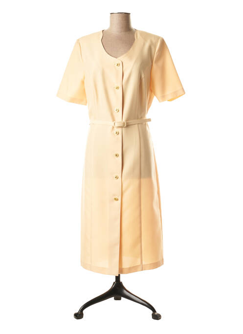 Rochie midi galben ALMINA femeie