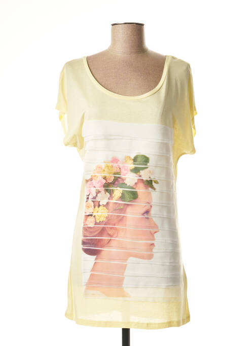 Tricou galben VERO MODA femeie