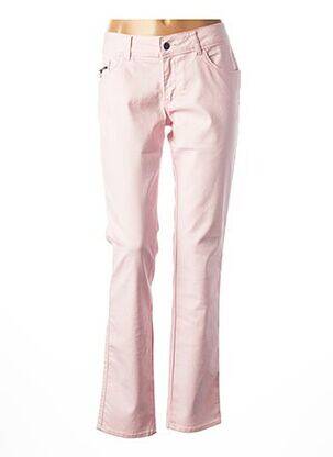 Pantalon slim talie joasă talie joasă roz KANOPE femeie
