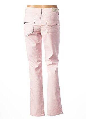 Pantalon slim talie joasă talie joasă roz KANOPE femeie