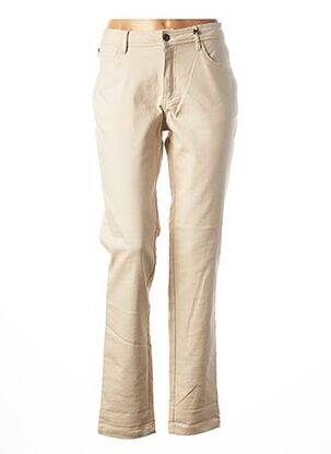 Pantalon slim talie joasă talie joasă bej MADO ET LES AUTRES femeie