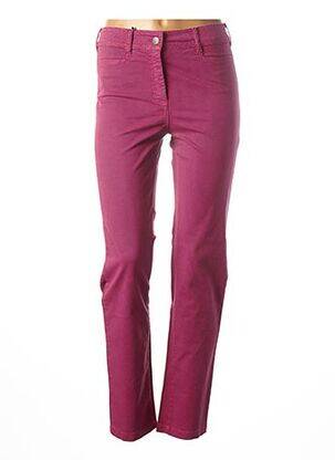 Pantalon slim roz PAUL BRIAL femeie
