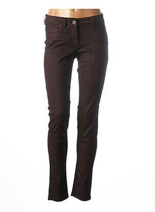 Pantalon slim talie joasă talie joasă roșu SANDWICH femeie
