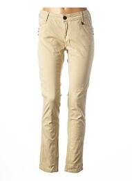 Pantalon slim talie joasă talie joasă bej ANNA SCOTT femme