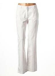 Pantalon drept țesătură poplin mărime normală alb BETTY BARCLAY femeie