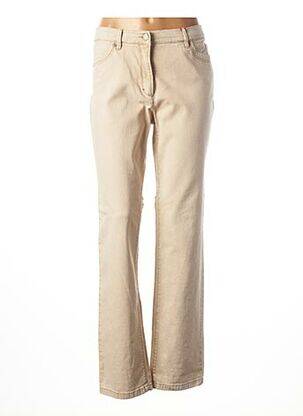 Blugi cu croială slim bej TONI femeie