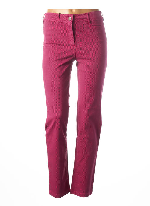 Pantalon slim roz PAUL BRIAL femeie